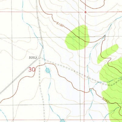 United States Geological Survey Prairie Spring, NM (1982, 24000-Scale) digital map