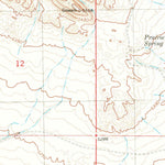United States Geological Survey Prairie Spring, NM (1982, 24000-Scale) digital map