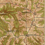 United States Geological Survey Prairie Uu Chien, WI-IA (1932, 62500-Scale) digital map
