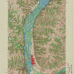 United States Geological Survey Prairie Uu Chien, WI-IA (1967, 62500-Scale) digital map