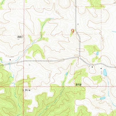 United States Geological Survey Prairieburg, IA (1973, 24000-Scale) digital map