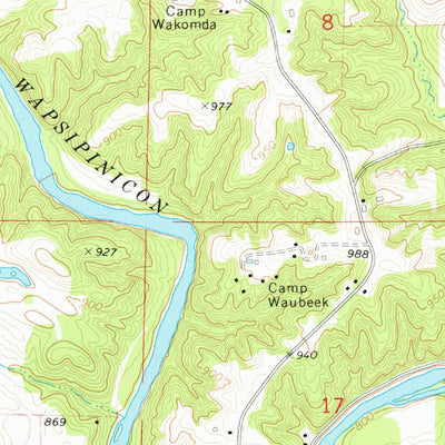 United States Geological Survey Prairieburg, IA (1973, 24000-Scale) digital map