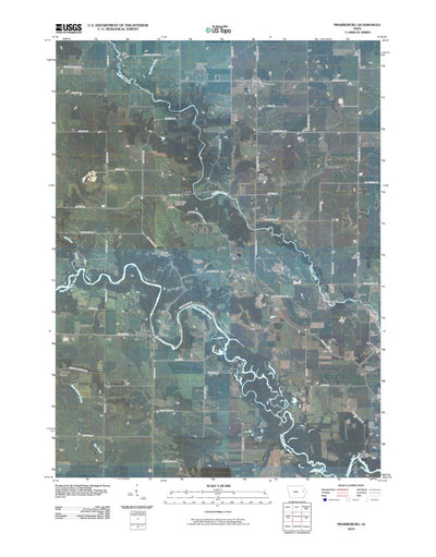 United States Geological Survey Prairieburg, IA (2010, 24000-Scale) digital map
