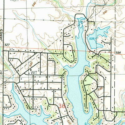 United States Geological Survey Prairietown, IL (1990, 24000-Scale) digital map