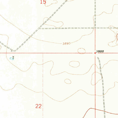 United States Geological Survey Prairieview NW, NM (1970, 24000-Scale) digital map