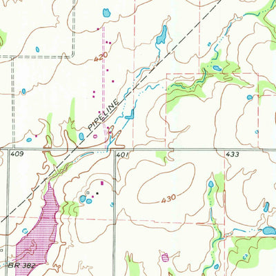 United States Geological Survey Prairieville, TX (1962, 24000-Scale) digital map