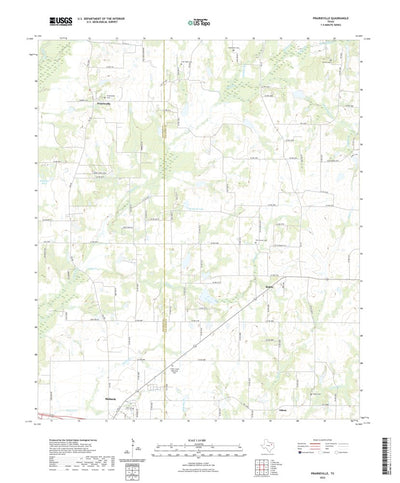United States Geological Survey Prairieville, TX (2022, 24000-Scale) digital map
