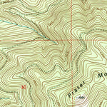United States Geological Survey Prater Mountain, ID (1996, 24000-Scale) digital map