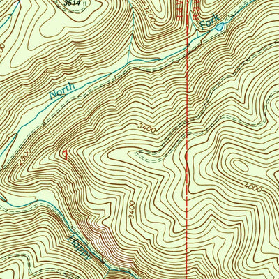 United States Geological Survey Prater Mountain, ID (1996, 24000-Scale) digital map