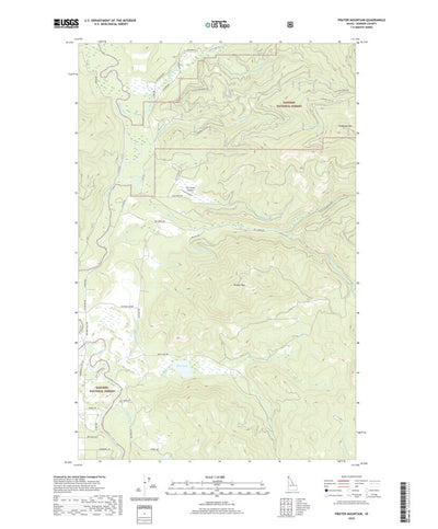 United States Geological Survey Prater Mountain, ID (2020, 24000-Scale) digital map