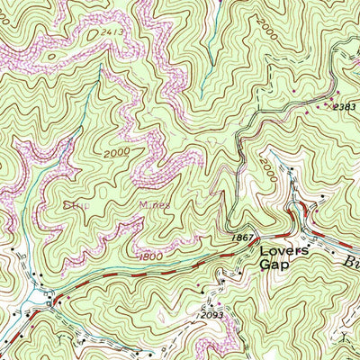 United States Geological Survey Prater, VA (1963, 24000-Scale) digital map