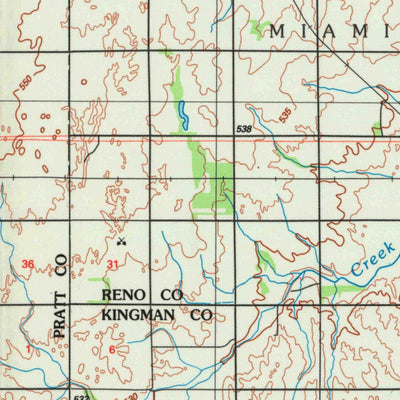 United States Geological Survey Pratt, KS (1985, 100000-Scale) digital map
