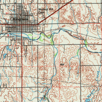 United States Geological Survey Pratt, KS (1985, 100000-Scale) digital map