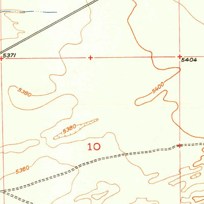 United States Geological Survey Pratts Soda Lakes, WY (1950, 24000-Scale) digital map
