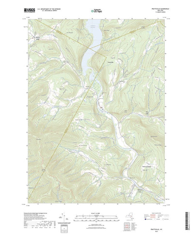 United States Geological Survey Prattsville, NY (2023, 24000-Scale) digital map