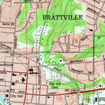 United States Geological Survey Prattville, AL (1981, 24000-Scale) digital map