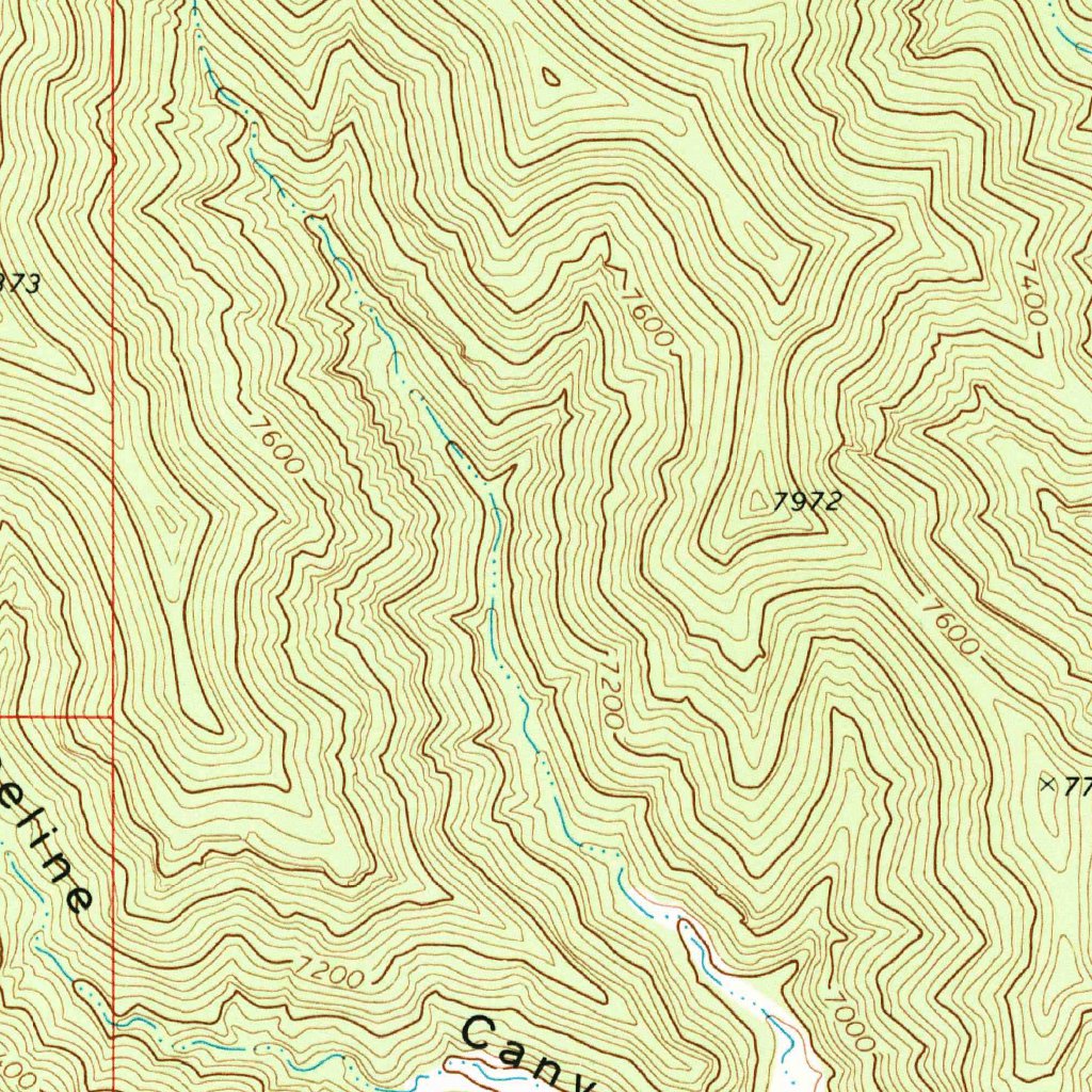 Preacher Canyon, UT (1970, 24000-Scale) Map by United States Geological ...