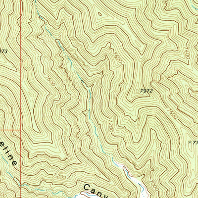 United States Geological Survey Preacher Canyon, UT (1970, 24000-Scale) digital map