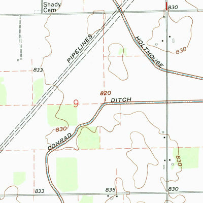 United States Geological Survey Preble, IN (1962, 24000-Scale) digital map
