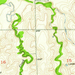 United States Geological Survey Precept, NE-KS (1957, 24000-Scale) digital map