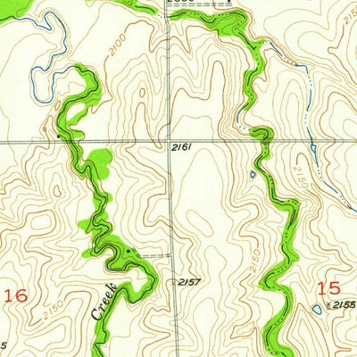 United States Geological Survey Precept, NE-KS (1957, 24000-Scale) digital map
