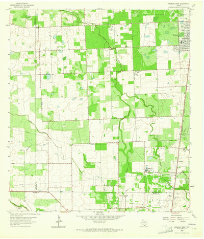 United States Geological Survey Premont West, TX (1963, 24000-Scale) digital map