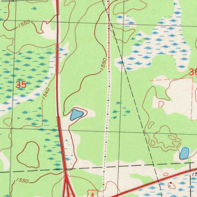 United States Geological Survey Prentice, WI (1984, 24000-Scale) digital map