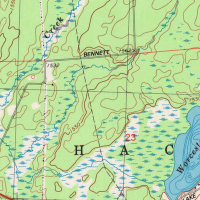 United States Geological Survey Prentice, WI (1984, 24000-Scale) digital map