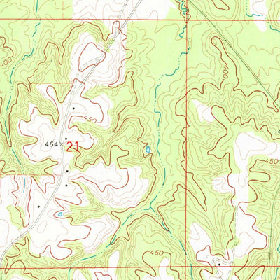 United States Geological Survey Prentiss East, MS (1970, 24000-Scale) digital map