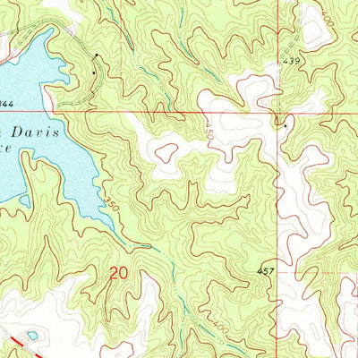 United States Geological Survey Prentiss East, MS (1970, 24000-Scale) digital map