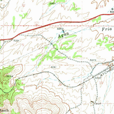 United States Geological Survey Prescott, AZ (1947, 62500-Scale) digital map