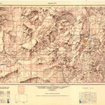 United States Geological Survey Prescott, AZ (1950, 250000-Scale) digital map