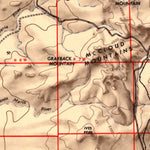 United States Geological Survey Prescott, AZ (1950, 250000-Scale) digital map
