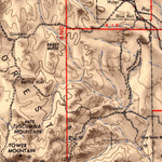 United States Geological Survey Prescott, AZ (1950, 250000-Scale) digital map