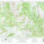 United States Geological Survey Prescott, AZ (1954, 250000-Scale) digital map
