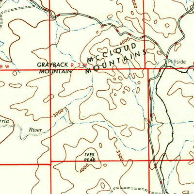 United States Geological Survey Prescott, AZ (1959, 250000-Scale) digital map
