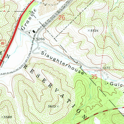 United States Geological Survey Prescott, AZ (1973, 24000-Scale) digital map