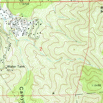 United States Geological Survey Prescott, AZ (1973, 24000-Scale) digital map