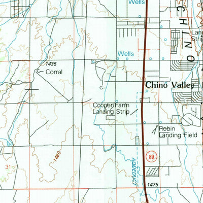 United States Geological Survey Prescott, AZ (1981, 100000-Scale) digital map