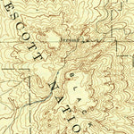 United States Geological Survey Prescott E, AZ (1892, 250000-Scale) digital map