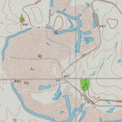 United States Geological Survey Prescott, KS (1958, 24000-Scale) digital map