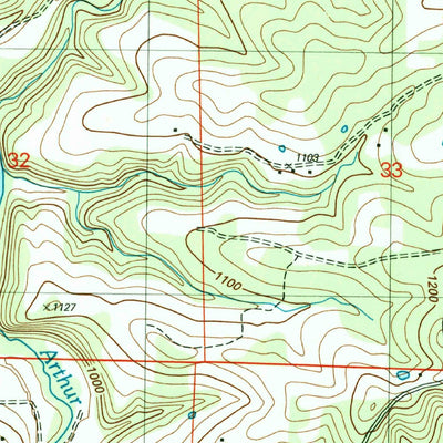 United States Geological Survey Prescott, MO (2004, 24000-Scale) digital map