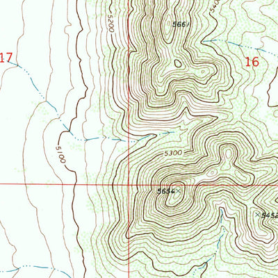 United States Geological Survey Prescott Valley North, AZ (1973, 24000-Scale) digital map