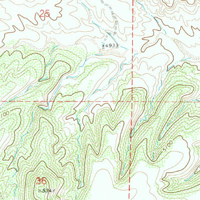 United States Geological Survey Prescott Valley South, AZ (1973, 24000-Scale) digital map