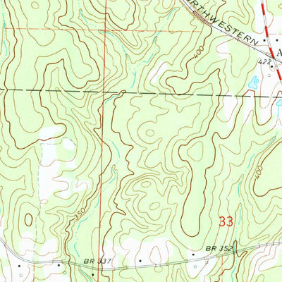 United States Geological Survey Prescott West, AR (1970, 24000-Scale) digital map