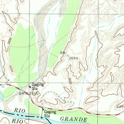 United States Geological Survey Presidio East, TX (1979, 24000-Scale) digital map
