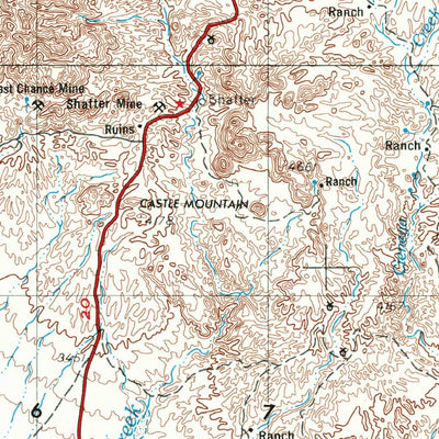 United States Geological Survey Presidio, TX (1959, 250000-Scale) digital map