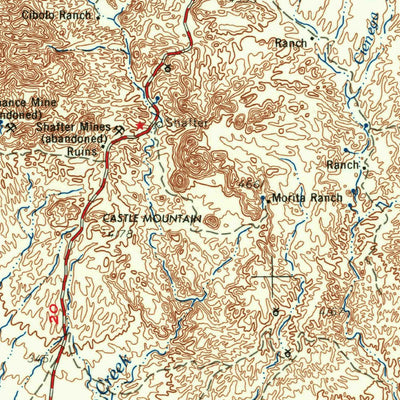 United States Geological Survey Presidio, TX (1965, 250000-Scale) digital map