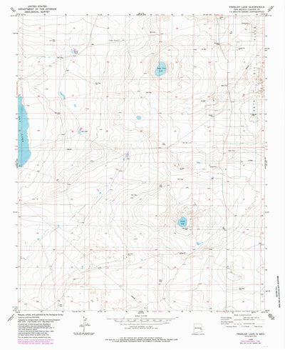 United States Geological Survey Presler Lake, NM (1978, 24000-Scale) digital map