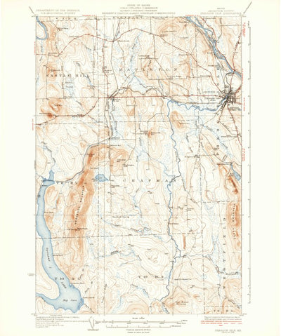 United States Geological Survey Presque Isle, ME (1935, 62500-Scale) digital map